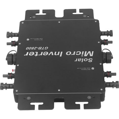 Onduleur Micro Solaire 2800W MPPT Injection Réseau WiFi IP65 Étanche Prise UE 230V (1/5)