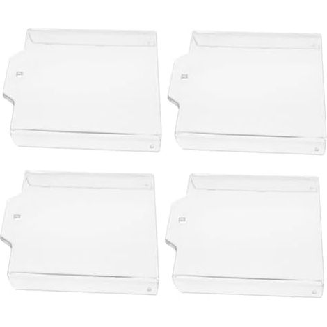 Couvercle De Protection Transparent pour DéClencheur Manuel SéCurité Incendie 4 PièCes Capot Facile À Installer RéSistant Aux IntempéRies Usage RéSidentiel Et COM -