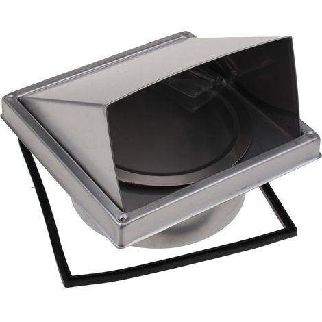 Universeel - salida de aire inoxidable- 167x167mm - ø150mm - a080401150000 -