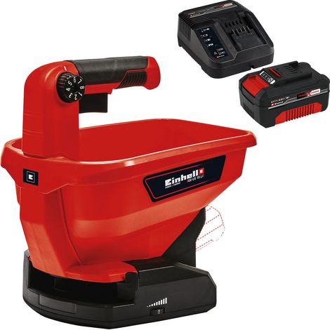 Épandeur sans fil EINHELL GE-US 18 Li + Kit de démarrage (1/5)
