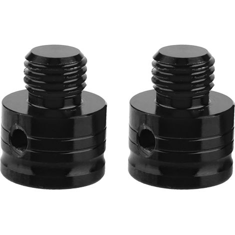 Vis adaptateurs de filetage universels M101,25 pour rétroviseurs de moto (noires) (1/5)