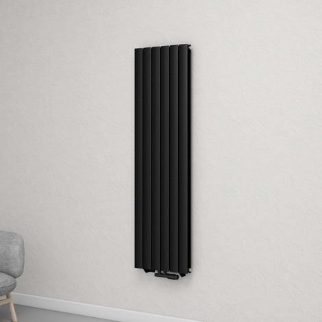 Mai & Mai Radiatore Verticale da Bagno 160x46cm, Radiatore Scaldasalviette a Due Strati Termoarredo Scalda Portasciugamani da Parete e Pavimento in Acciaio, Antracite (1/5)