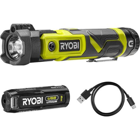 Ryobi USB Lithium Pivoting Light Kit (1x 2.0Ah) 4V RLP4-120G