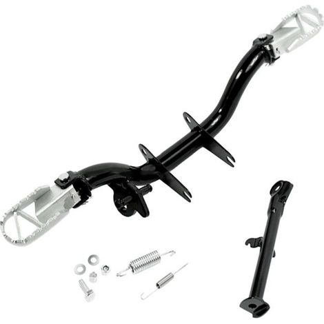 Supporto per poggiapiedi + pieghevoli e cavalletto laterale per Simson S51 S70