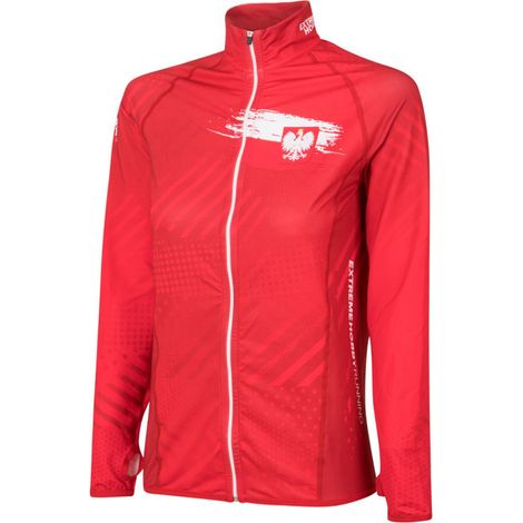 Damen-Laufsweatshirt, Polish Prime, Größe M, weiß