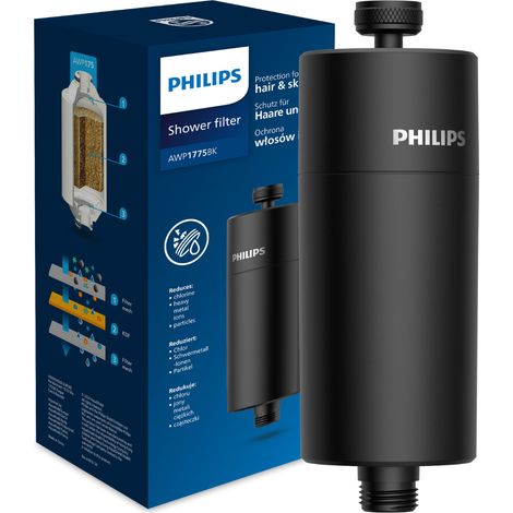 Filtro de ducha PHILIPS AWP1775BK negro. (1/5)
