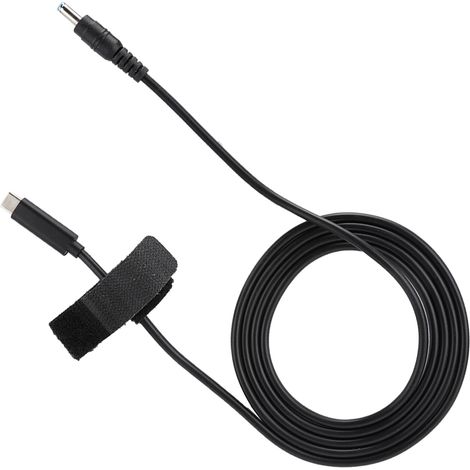 Câble USB-C vers DC 19V 65W avec puce PD, adaptateur 4.5x3.0mm pour chargeur HP, câble d'alimentation rapide (1/5)