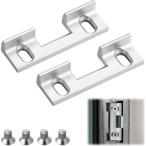 replacement parts type 115 for strike plates, 46 x 14.4 x 9 mm. Replacement part for adjustable strike plate, screw hole spacing 32 mm. Screw-on part for standard strike plate, high-quality metal. (1/5)
