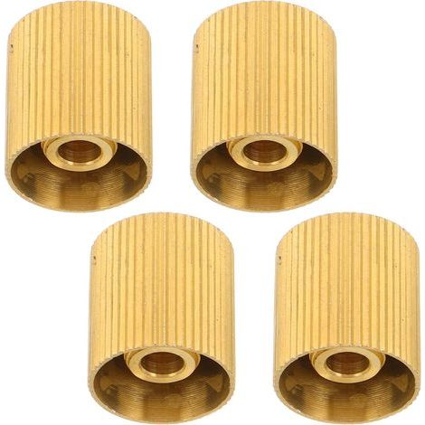 Set mit 4 wasserdichten und staubdichten Stopfen für Hochdruckanschlüsse von Kfz-Klimaanlagen, 9,5-mm-Ventilkappen, solider Schutz (1/5)