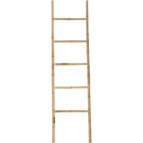 ECHELLE PORTE SERVIETTES 5 BARREAUX 100% BAMBOU MadeInNature. (1/3)