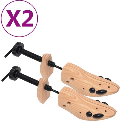 Teenpull – Schuhspanner 2 Paar Größe 41-46 Kiefer Massivholz (1/5)