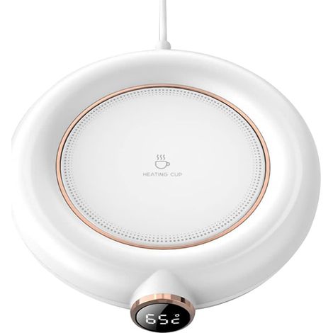 USB-Tassenthermometer mit automatischer Abschaltung für den Schreibtisch, Kaffee-, Milch-, Tee- und Wasserwärmer, 3 einstellbare Temperaturen, LED-Anzeige, Heizung, Untersetzer für Büro und Zuhause