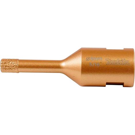 Punta corona diamantata Makita d-79924 autorefrescante foratura a secco (1/3)