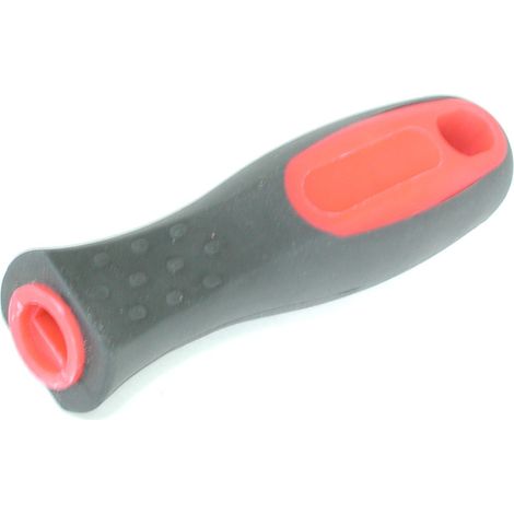 Manche bi-matiere pour lime ronde