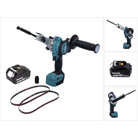 Lima a nastro a batteria Makita DBS 180 M1 18 V 9 x 533 mm senza spazzole + 1x batteria ricaricabile 4,0 Ah - senza caricabatterie
