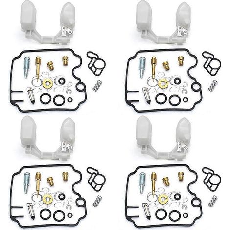 Kit de réparation de carburateur (4 pièces) pour BMW XJ600 NH 4BR 1994-1995, XJ600SH, XJ600SN, SN, XJ 600 NH SH SN : joint, soupape à flotteur et vis de ralenti. kit de flottaison (1/4)