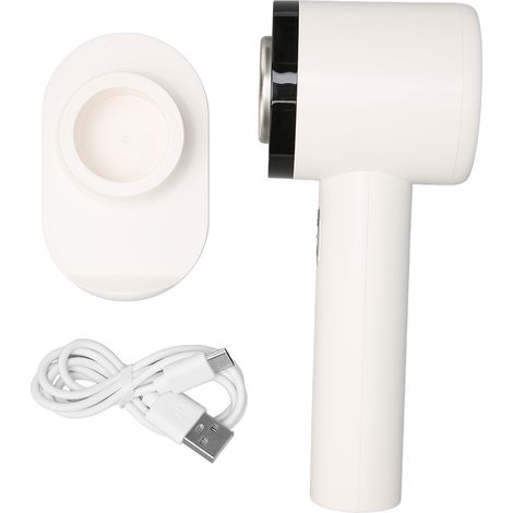 Ventilateur de Bureau USB Blanc - Ventilation Rapide, 4 Vitesses, Silencieux, Portable pour Maison/Bureau/Voyage (1/5)