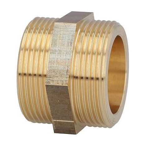 Mamelon double DN 40 (11/2"), adapté à la conduite de raccordement de la pompe à chaleur Aeroline INOX TERRA WP 100 (1/2)