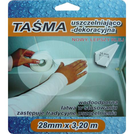Nastro di finitura 3,2 m 28 mm bianco - SIL TAS 28