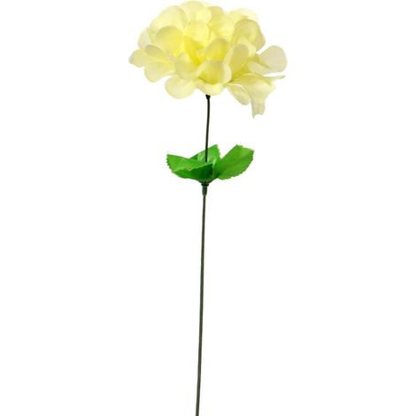 Crisantemo singolo con foglia color crema, 35 cm (1/3)