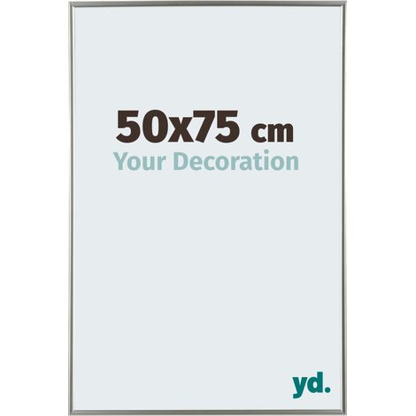yd. - Cadre photo 50x75 - Champagne - Plastique - Evry