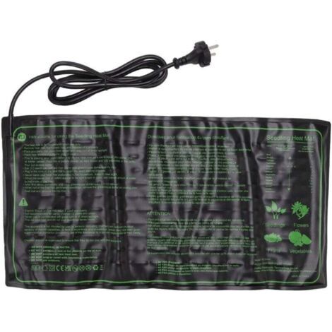 Manta calefactora impermeable para plántulas, ideal para jardinería y horticultura, enchufe europeo 220-240V.