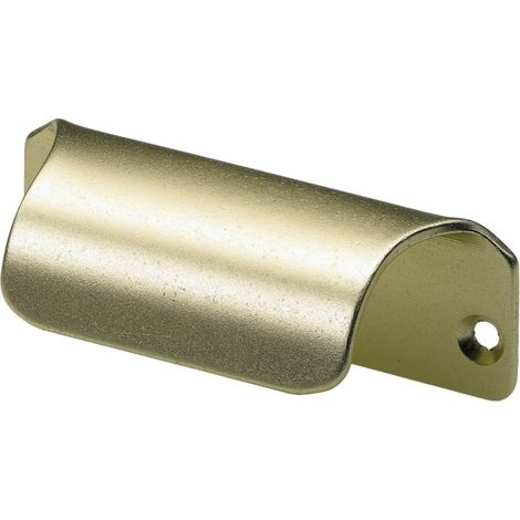 Hettich Möbelgriff Aluminium gold 25,0 x 70,0 x 27,0 mm - 1 Stück Möbelgriffe