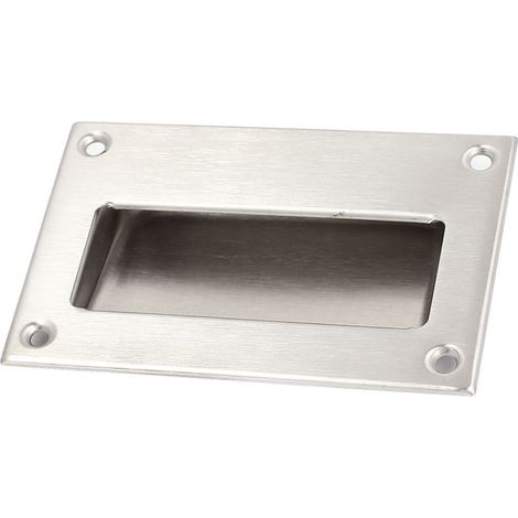 en acier inoxydable encastré Flush Pull Finger insérer coulissante Poignée de porte (1/4)