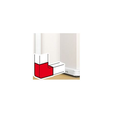 Angle plat 90° pour goulotte à clippage direct Mosaic 50x105mm - blanc - LEGRAND