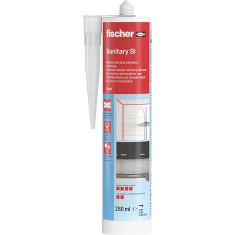 Fischer SI silicone trasparente per sanitari