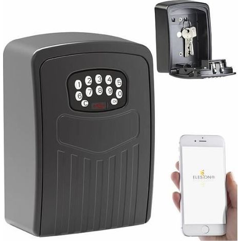 Coffre-fort à clés connecté - XCase Protection - Modèle étanche - Code à 6 chiffres - Métal - IP54 (1/4)