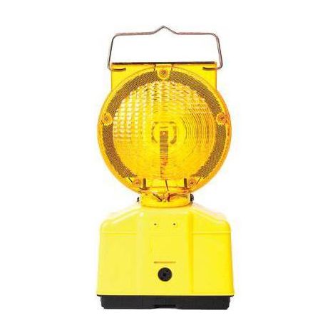 CLIGNOTANT SOLAIRE DE CHANTIER + BATTERIE