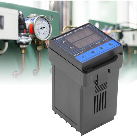 Régulateur de température numérique avec sortie relais intelligente et haute sensibilité REX-C100 0-400℃ (1/5)