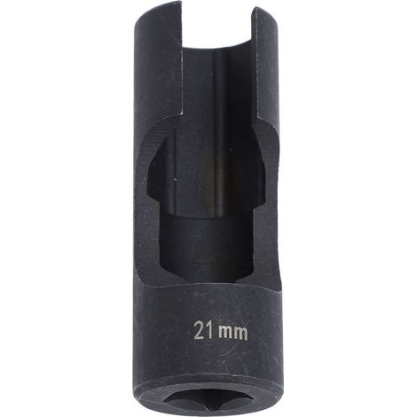 Douille pour ligne carburant 1/2, 21mm, acier chrome-vanadium, dépose rapide injecteurs, capteurs (1/5)