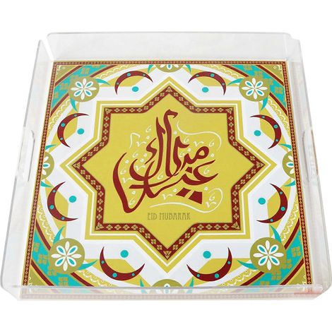 Plateau de Rangement Snack en Acrylique pour Bonbons Chocolat Fruits Décor de Bureau (1/4)