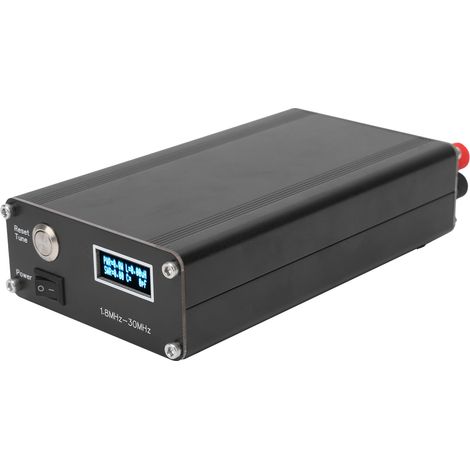 Testeur de coupleur d'antenne en alliage d'aluminium, type C, 1,8-30 MHz, ATU-100 HAM, 10-15 V CC (1/5)