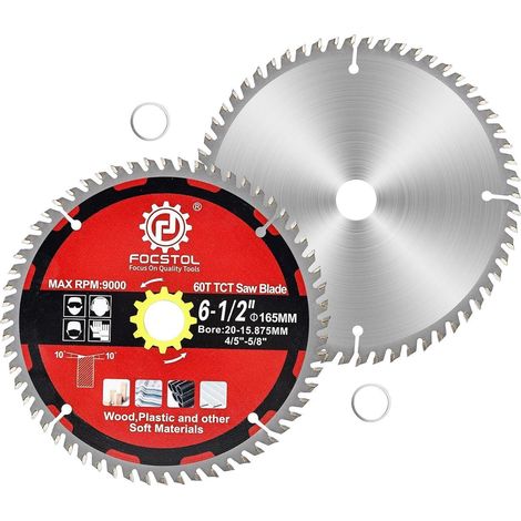 Kreissägeblatt Holz 60 Zähne Sperrholz Spanplatten 165mm 60T 2 (1/5)