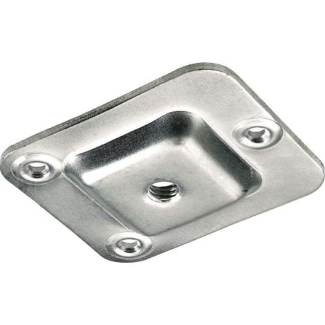 Anschraubplatte aus Stahl x H.67 mm x B.58 mm HETTICH