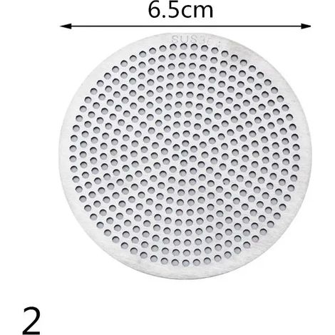 (2-6.5cm)1Pc Round 304 Stainless Steel Sink Strainer Drains Cover Hair Filter Kitchen Bathroom Balcony Toilet Sewer Isolation Net (1/4)
