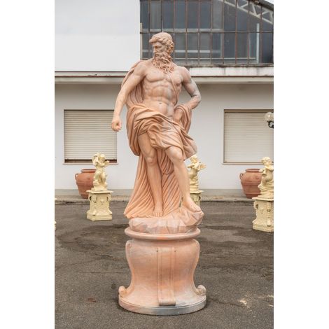 Statue Neptune avec base en marbre L103xPR103xH275 cm (1/5)