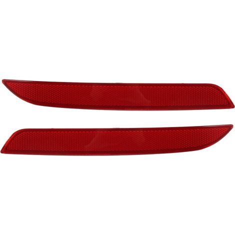 Reflector de parachoques trasero 63147842955 63147842956 para BMW Serie 5 M-Sport F10 F18 2011-2016, accesorios, 2 piezas
