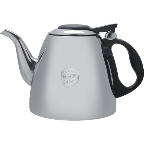 Teteras para placa de inducción con mango resistente al calor, cafetera de acero inoxidable, hervidor de agua, juego de té y café (1,2 L) (1/5)