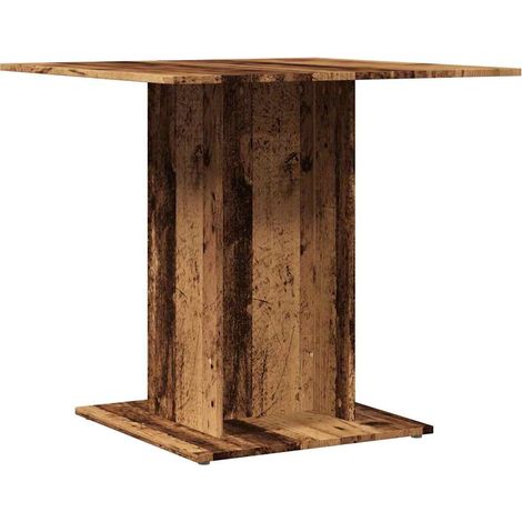 Maison Exclusive - Esstisch Altholz-Optik 80x80x75 cm Holzwerksto