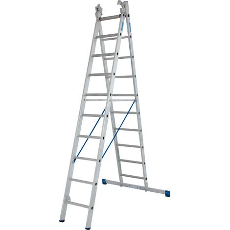 Krause Aluminium-Mehrzweckleiter STABILO mit Treppenfunktion 7,65 m Viel-/ Mehrzweckleiter