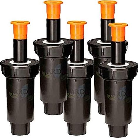 Rain Bird 1802 Bewässerungsdiffusor  5er-Pack versenkbare Gartensprenger 1/2"  Düse nicht enthalten  5 cm Rasensprenger