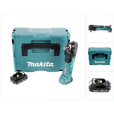 Makita DTM 51 18V Li-Ion Akku Multifunktionswerkzeug im Makpac + 1x BL 1815 N 18V - 1,5 Ah Li-Ion Akku - ohne Zubehör, ohne Ladegerät