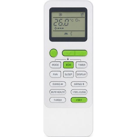 Telecomando per condizionatore compatibile con TCL GYKQ-52, versione inglese, senza configurazione (1/5)