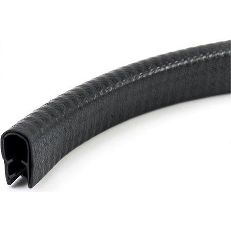 Large bordure noire, 1/4" s'adapte au bord (10 pieds de longueur) (1/4)