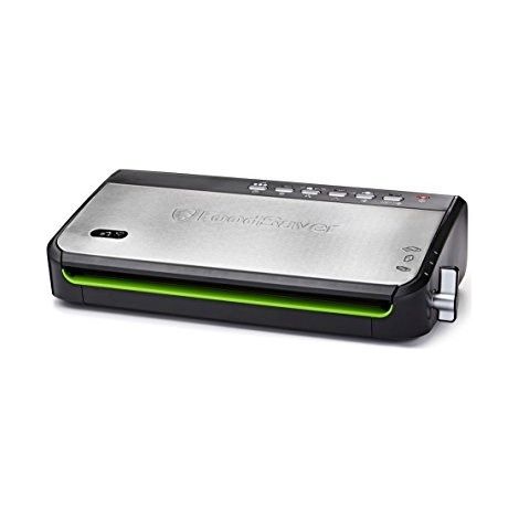 FoodSaver FFS005X sellador al vacío 0,5 mbar Negro, Acero inoxidable (1/5)