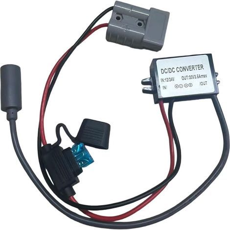 12V/24V-Umrüstsatz für Starlink Mini, 12V auf 30V 3,5A DC-Aufwärtswandler, 12V/24V auf 30V Boost-Wandler für den Außenbereich, Golfwagen, Wohnmobil (1/5)